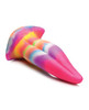 Rainbow tongue dildo