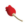 Red Rose Dual-Ended Toy with Tongue Licker