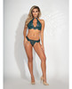 Emerald Green Lace High-Neck Halter Bra & G-String - SEVEN TIL' MIDNIGHT