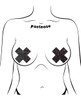 XL Black Nipple Crosses | Plus Coverage | TabuToys
