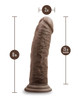 Blush Dr. Skin Silicone Dr. Shepherd 8" Dimensions, including length and width