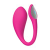 Side view of the Lovense Lush 4.0 highlighting the flexible tail for easy positioning and stable Bluetooth connectivity during use.