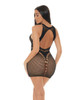 Pink Lipstick's Black Lace & Net Bodystocking Dress