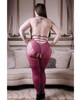 Queen Size Magenta Net Crotchless Harness Bodystocking Queen Size Magenta Net Crotchless Harness Bodystocking