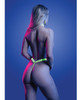 Mind Control UV Reactive Lace Halter Teddy