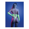 Pressure Point UV Reactive Rhinestone Teddy & Gloves