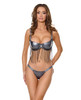 Gunmetal Glam Bra & Thong