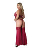 Black Cherry Plunge & Chaps Set — Queen