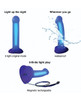 This GLOW LED Dildo is easy to wear, easy to take, and comfortable for vaginal, pegging, and anal play