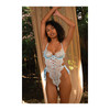 Dreamer Scalloped Eyelash Lace Crotchless Teddy