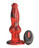 Vibrating Wolf dildo with center knot
