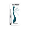 Playboy Pleasure Pinpoint Perfection Clit Vibe packaging, white retail box with teal vibrator image on front
