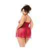 Scarlet Luxe Babydoll & G-String - Queen
