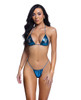 Playboy Blue Shimmer Micro Bikini Set