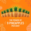 9Pines self-sweetener highlighting the "9 Pineapples in Every Shot" concept, pineapple imagery,