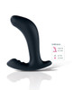 Mystim Tom Flexible E-Stim Prostate Massager showing size dimensions