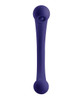 Fron t view of the Close-up of the Femme Funn Aluna showing the curved tapping head and vibrating tip.