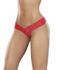 Mapalé red lace thong panty