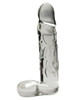 realistic glass penis dildo