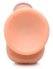 Large suction cup base of the Long Logan 10-inch dildo