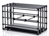 Kennel Adjustable BDSM Cage with Padded Board with metal frame