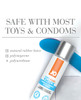 JO H2O Thick Anal Lubricant bottle showing product information and condom compatibility