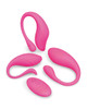 Together Menage A Trois Remote Control Orgy Egg Set includes three silicone vibrating eggs in graduated sizes, 10 vibration patterns and one remote.