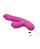 Bang! purple thrusting rabbit vibrator with USB charging cable