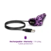 b-Vibe Leopard Novice rechargeable anal plug USB charging cable
