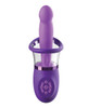 Pipedream Ultimate Pleasure Pro Plus multifunction vibrator featuring a curved insertable shaft, suction stimulator, and independent controls.