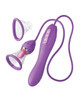 antasy For Her Ultimate Pleasure Max by Pipedream with purple vibrating stimulator, suction hose, and interchangeable cups.
