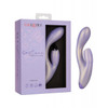 G-Kiss vibe: Close-up of the flexible silicone head and control buttons, showing texture and dual-stimulation design