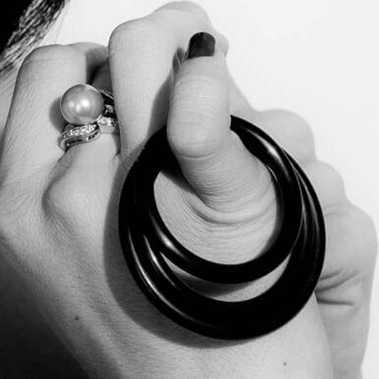 Sex and Mischief Black Nitrile Cock Ring