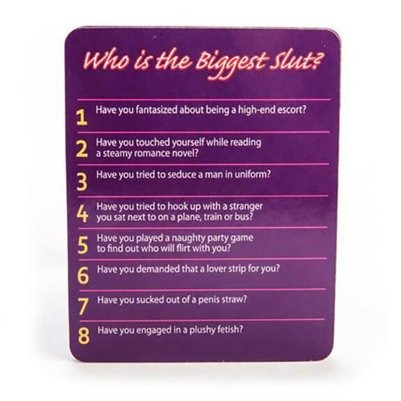 Who Is The Biggest Slut?/
