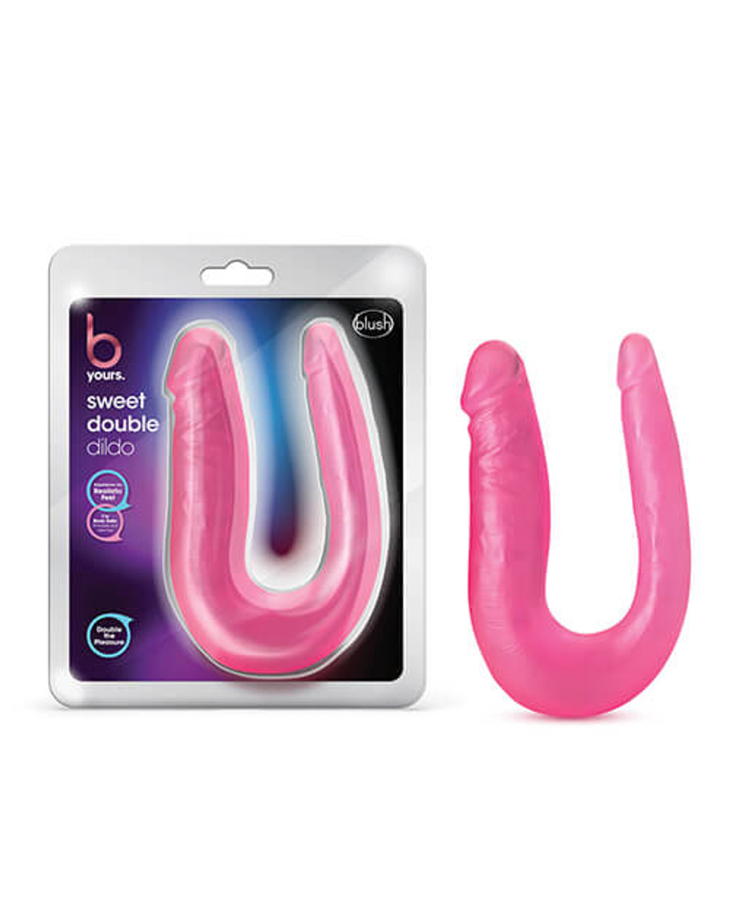 Blush B Yours Sweet Pink Double Dildo Tabutoys pic