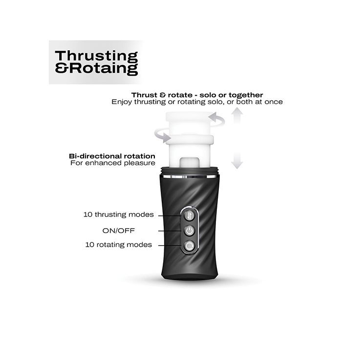 Dorcel Thrust Blow Pro Automatic Thrusting & Rotating Masturbator Dorcel Thrust Blow Pro Automatic Thrusting & Rotating Masturbator