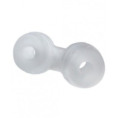 Perfect Fit Silaskin Cock & Ball Ring - Clear