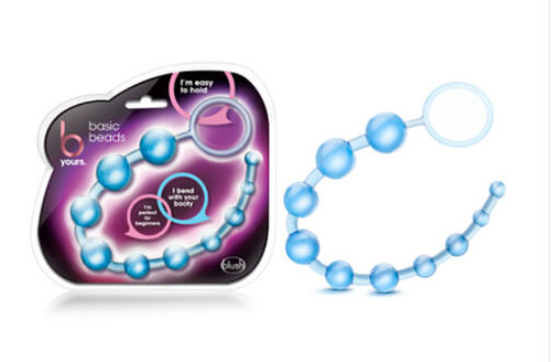 Blue B Yours Basic Beads - Purple Anal beads