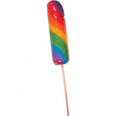 Jumbo Candy Cock Pop - Rainbow