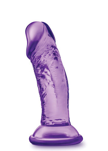 Mini 4 Inch Soft Dildo from Blush Novelties - Purple