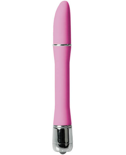 Lulu Satin-Touch Slimline Vibrator - Pink
