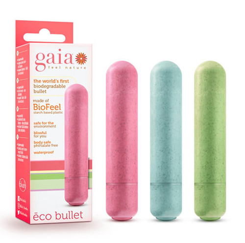 Blush Gaia Eco Bullet - 100% Recyclable Sex Toys