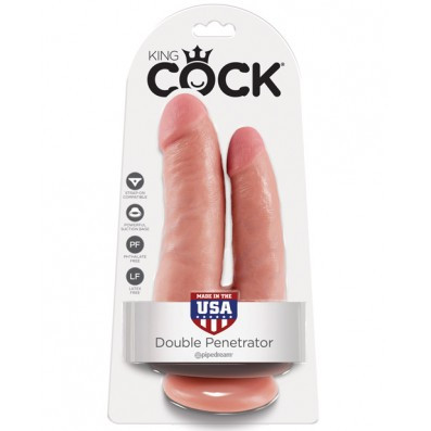 King Cock Double Penetrator - DP Dildo