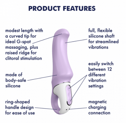 Satisfyer "Charming Smile" Vibrator Key Features