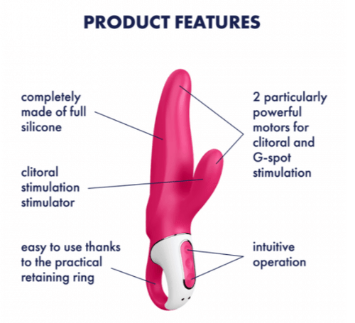 Satisfyer Vibes Mr. Rabbit Product Features