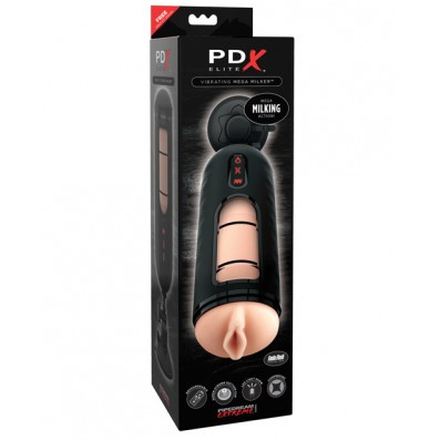 PDX Elite Men's Vibrating Mega Milker Stroker