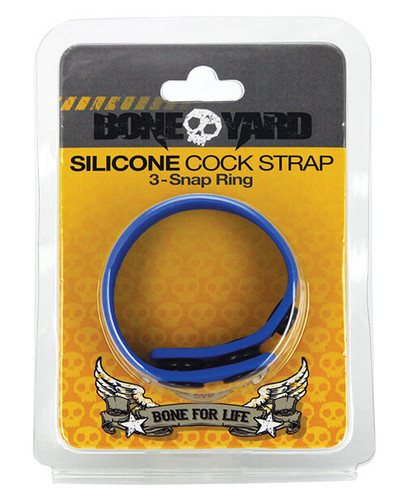 Boneyard Toys 3-Snap Silicone Cock Ring