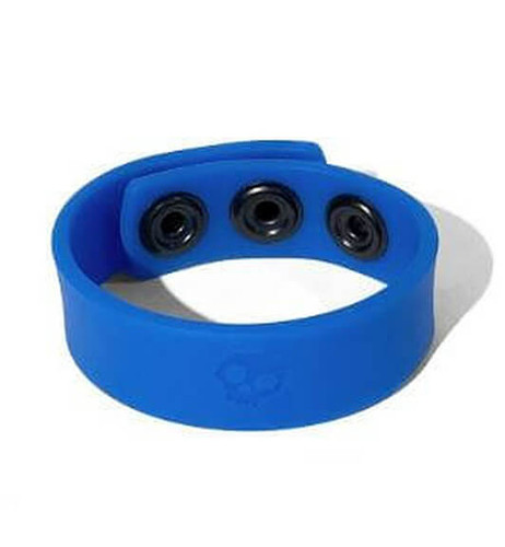 Boneyard Toys 3-Snap Silicone Cock Ring - Blue