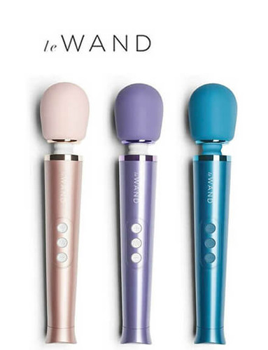Le Wand Petite Rechargeable Massager - Rose Gold, Violet or Blue