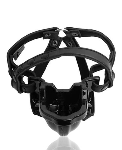 Oxballs watersport strap-on gag with ergonomic funnel design and adjustable neoprene harness for secure fit